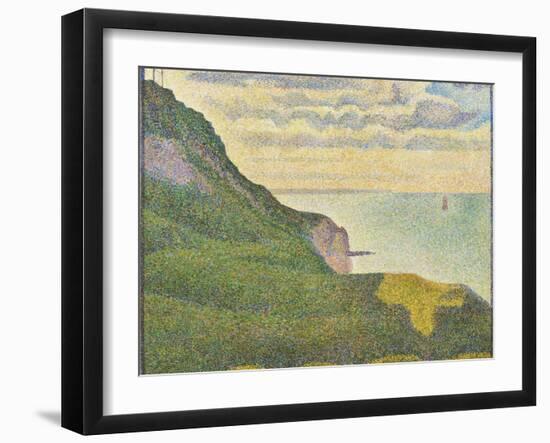 Seascape at Port-En-Bessin, Normandy, 1888-Georges Seurat-Framed Giclee Print