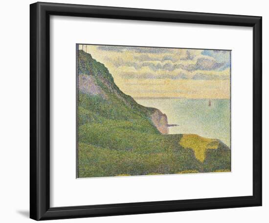 Seascape at Port-En-Bessin, Normandy, 1888-Georges Seurat-Framed Giclee Print