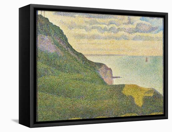Seascape at Port-En-Bessin, Normandy, 1888-Georges Seurat-Framed Premier Image Canvas