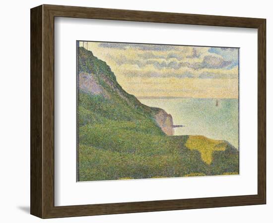 Seascape at Port-En-Bessin, Normandy, 1888-Georges Seurat-Framed Giclee Print
