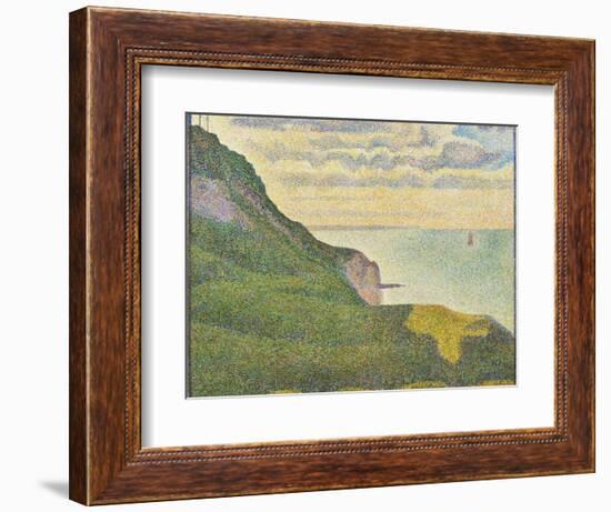 Seascape at Port-En-Bessin, Normandy, 1888-Georges Seurat-Framed Giclee Print