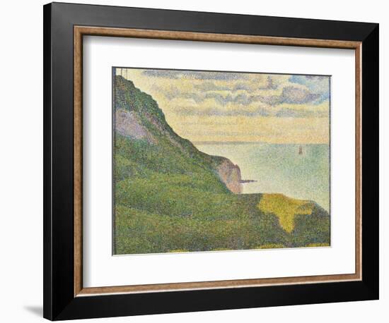 Seascape at Port-En-Bessin, Normandy, 1888-Georges Seurat-Framed Giclee Print