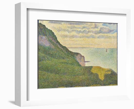 Seascape at Port-En-Bessin, Normandy, 1888-Georges Seurat-Framed Giclee Print