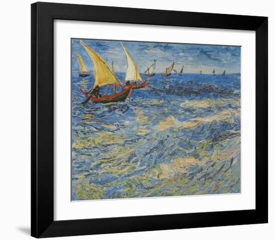 Seascape at Saintes-Maries, c.1888-Vincent van Gogh-Framed Collectable Print