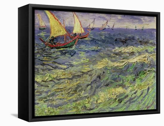 Seascape at Saintes-Maries, c.1888-Vincent van Gogh-Framed Premier Image Canvas