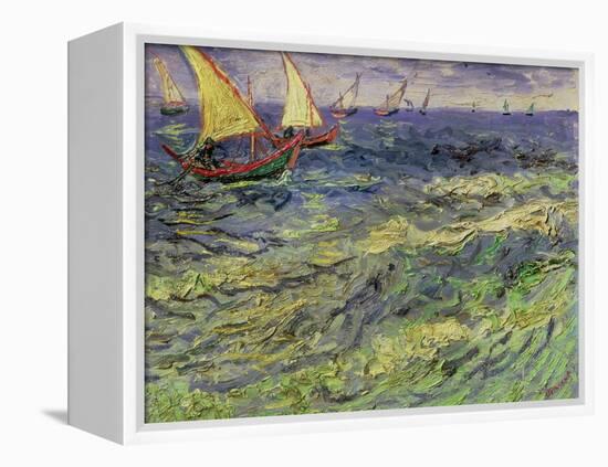 Seascape at Saintes-Maries, c.1888-Vincent van Gogh-Framed Premier Image Canvas
