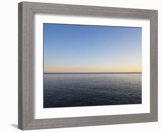 Seascape at Sunset-Norbert Schaefer-Framed Photographic Print