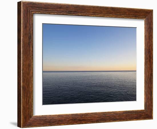 Seascape at Sunset-Norbert Schaefer-Framed Photographic Print