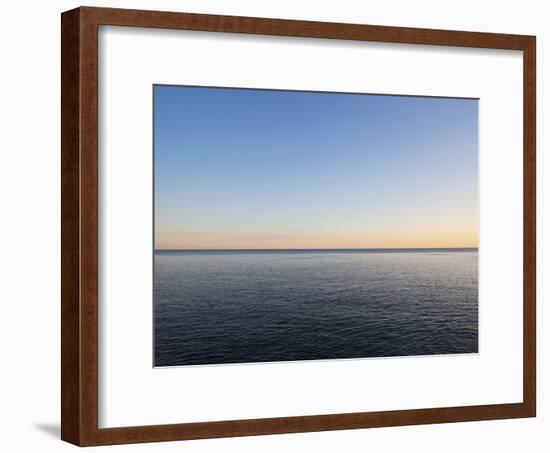 Seascape at Sunset-Norbert Schaefer-Framed Photographic Print