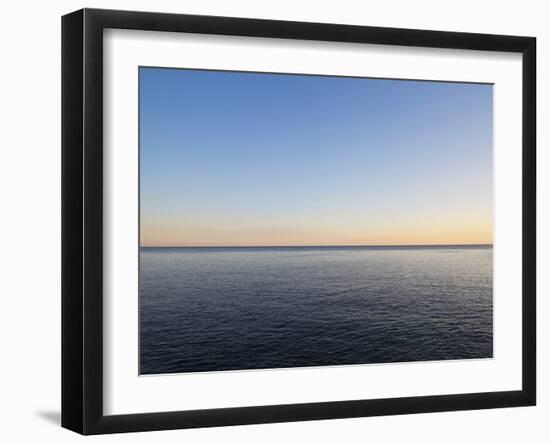 Seascape at Sunset-Norbert Schaefer-Framed Photographic Print