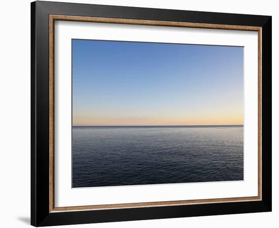 Seascape at Sunset-Norbert Schaefer-Framed Photographic Print