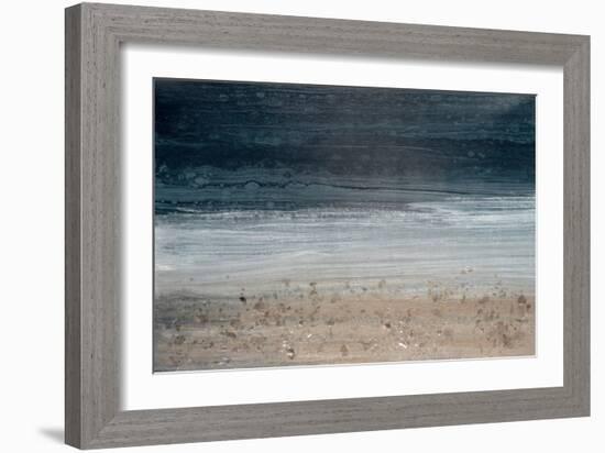 Seascape Blue I-Lila Bramma-Framed Art Print