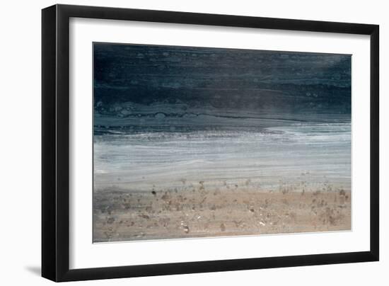 Seascape Blue I-Lila Bramma-Framed Art Print