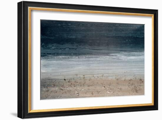 Seascape Blue I-Lila Bramma-Framed Art Print