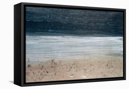 Seascape Blue II-Lila Bramma-Framed Stretched Canvas