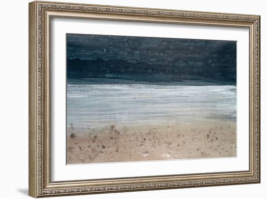 Seascape Blue II-Lila Bramma-Framed Art Print