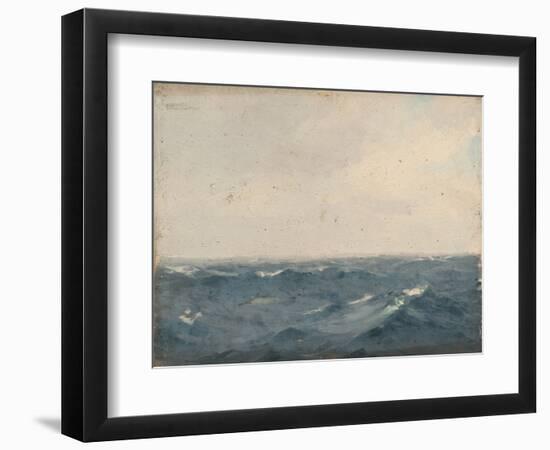 Seascape, C.1900 (Oil on Canvas)-John Fraser-Framed Giclee Print