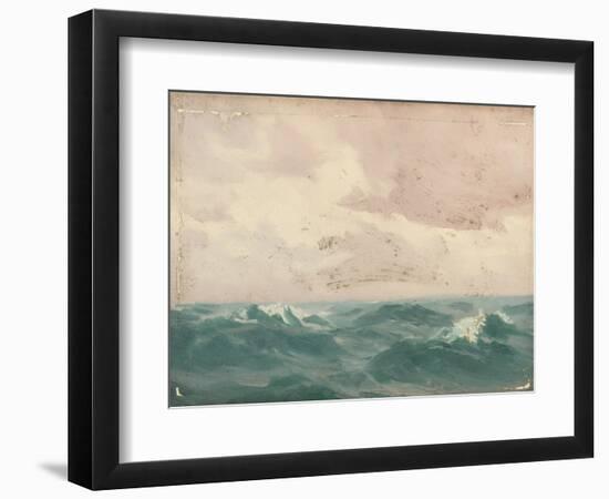 Seascape, C.1900 (Oil on Canvas)-John Fraser-Framed Giclee Print