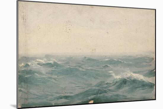 Seascape, C.1900 (Oil on Canvas)-John Fraser-Mounted Giclee Print