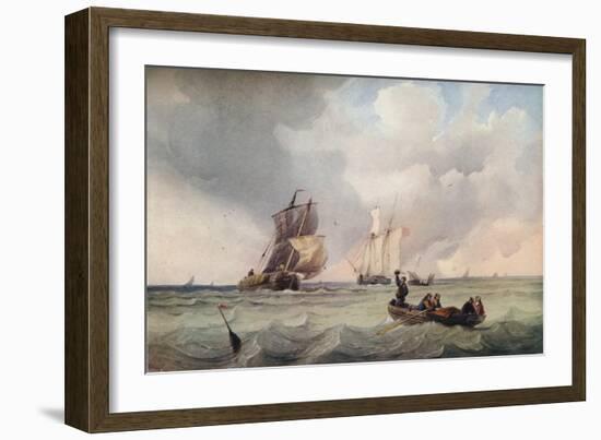'Seascape', c1860-Alexandre Francia-Framed Giclee Print