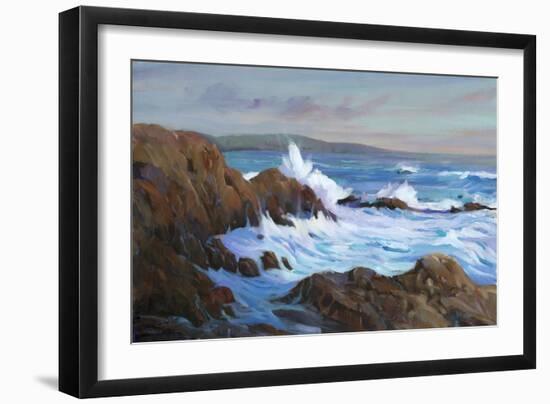 Seascape Faraway II-Tim O'toole-Framed Art Print