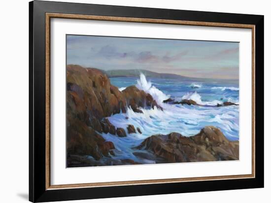 Seascape Faraway II-Tim O'toole-Framed Art Print