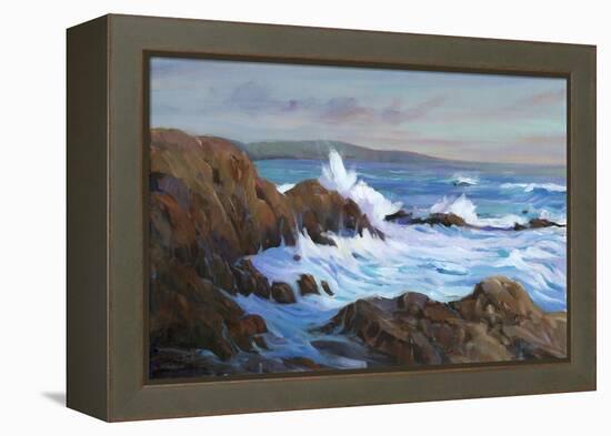Seascape Faraway II-Tim O'toole-Framed Stretched Canvas