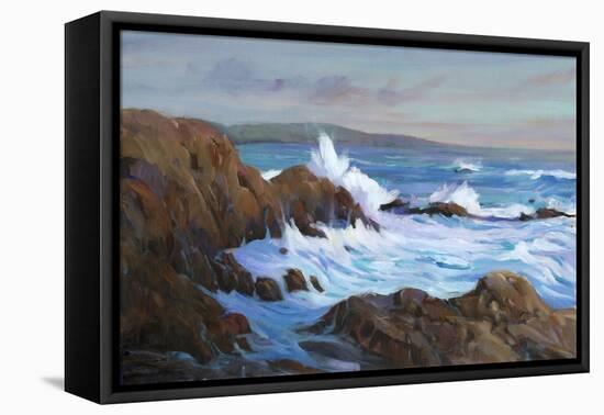 Seascape Faraway II-Tim O'toole-Framed Stretched Canvas