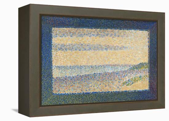 Seascape (Gravelines), 1890-Georges Seurat-Framed Stretched Canvas