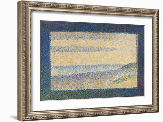 Seascape (Gravelines), 1890-Georges Seurat-Framed Art Print