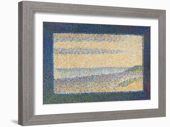 Seascape (Gravelines), 1890-Georges Seurat-Framed Art Print