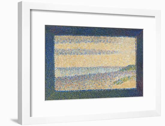Seascape (Gravelines), 1890-Georges Seurat-Framed Art Print
