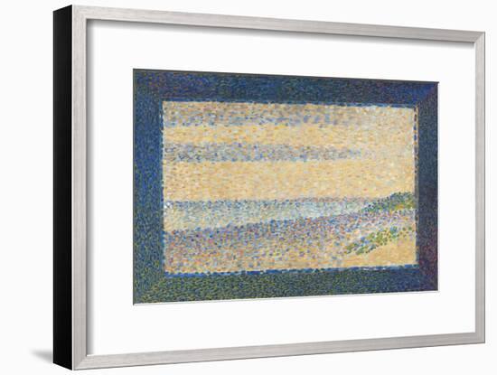 Seascape (Gravelines), 1890-Georges Seurat-Framed Art Print