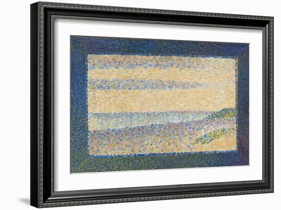 Seascape (Gravelines), 1890-Georges Seurat-Framed Art Print