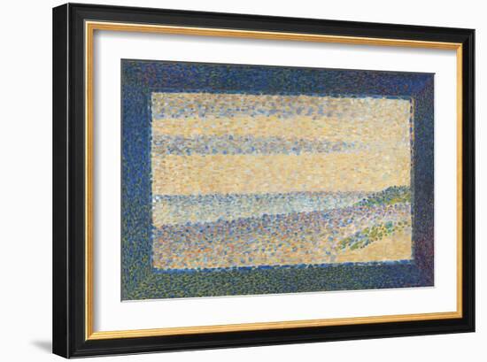 Seascape (Gravelines), 1890-Georges Seurat-Framed Art Print