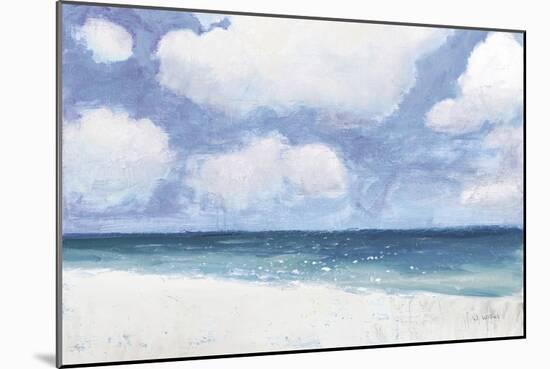 Seascape IV Blue Crop-James Wiens-Mounted Art Print