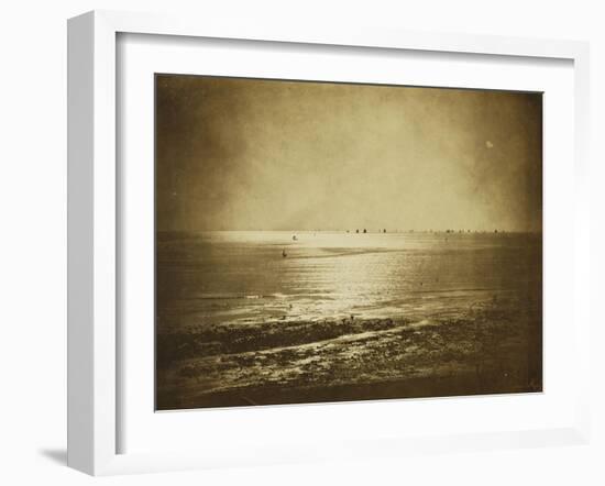 Seascape, Normandy, 1856-Gustave Le Gray-Framed Giclee Print