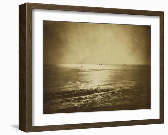 Seascape, Normandy, 1856-Gustave Le Gray-Framed Giclee Print