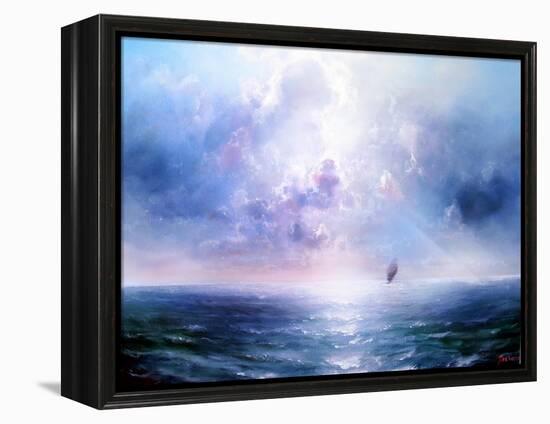 Seascape Open Sea-yakimenko-Framed Stretched Canvas