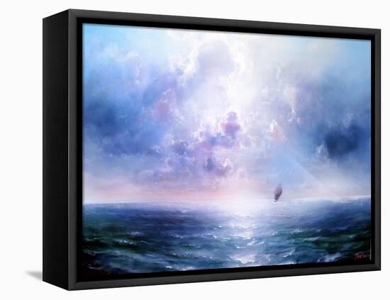 Seascape Open Sea-yakimenko-Framed Stretched Canvas