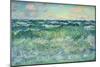 Seascape, Pourville, 1881 (Oil on Canvas)-Claude Monet-Mounted Giclee Print