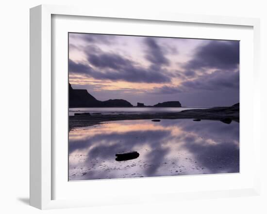 Seascape, Staithes, North Yorkshire, England, UK-Nadia Isakova-Framed Photographic Print