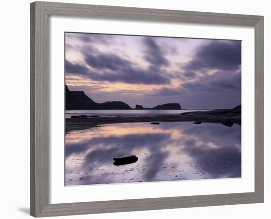 Seascape, Staithes, North Yorkshire, England, UK-Nadia Isakova-Framed Photographic Print