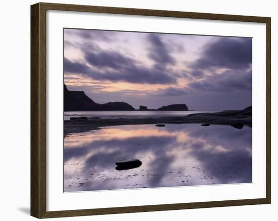 Seascape, Staithes, North Yorkshire, England, UK-Nadia Isakova-Framed Photographic Print