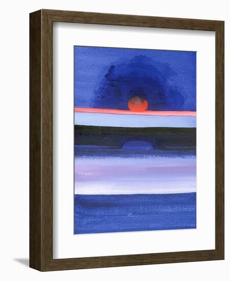 Seascape, Sunset, Helsinki, 1991-Izabella Godlewska de Aranda-Framed Giclee Print