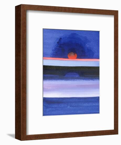 Seascape, Sunset, Helsinki, 1991-Izabella Godlewska de Aranda-Framed Giclee Print