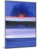 Seascape, Sunset, Helsinki, 1991-Izabella Godlewska de Aranda-Mounted Giclee Print