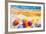 Seascape Top View Colorful of Lovers-Painterstock-Framed Art Print