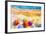 Seascape Top View Colorful of Lovers-Painterstock-Framed Art Print