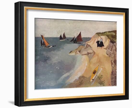 Seascape, Treboul, C1929, (1938)-Christopher Wood-Framed Giclee Print